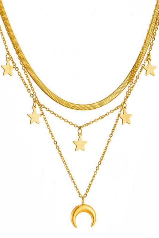 SS-N17-S0OX3T6865 -Non-tarnish Stainless Steel Necklace